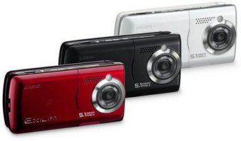Illustration for article titled Casio Adds A 5.1 MP Cameraphone To Its Exilim Line